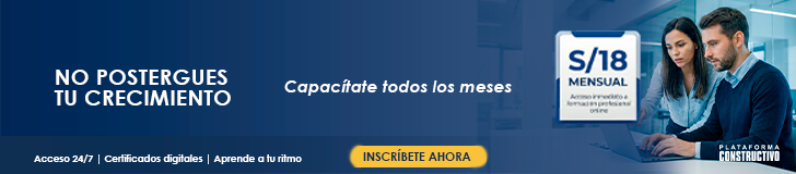 Capacítate en cualquier momento. Ingresa a Plataforma CONSTRUCTIVO